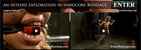 Sex bondage for 2 sluts : Leather Bondage 